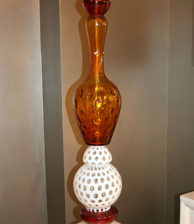 Corbett Reynolds Glass Totem Sculpture 3