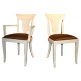 Set of 8 Dining Chairs attributed to Paolo Buffa