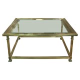 Good Brass Cocktail Table by MasterCraft