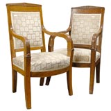 Pair of Empire chairs