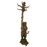 Well Carved Black Forest Hat and Umbrella Stand