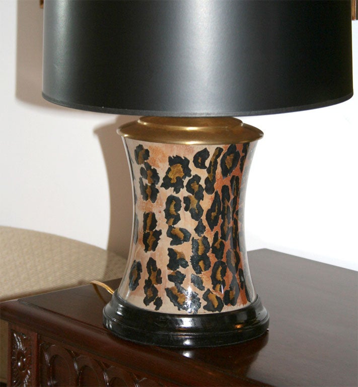 leopard print lamps