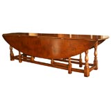 Large Oval Gate-Leg Dining Table
