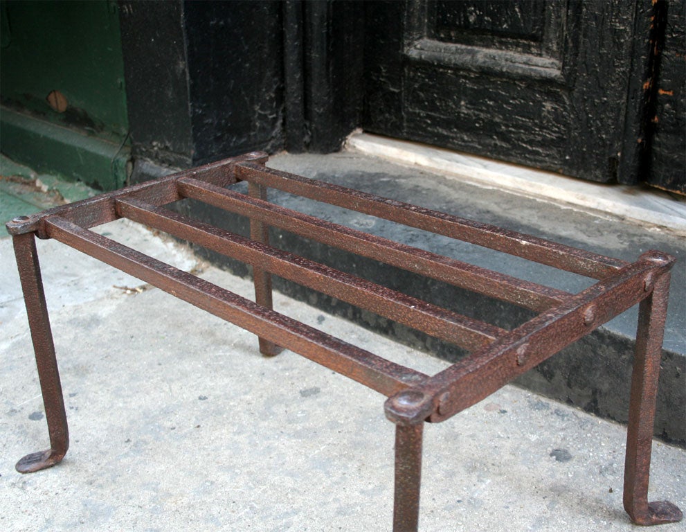 18th Century and Earlier Wrought Iron Trivet