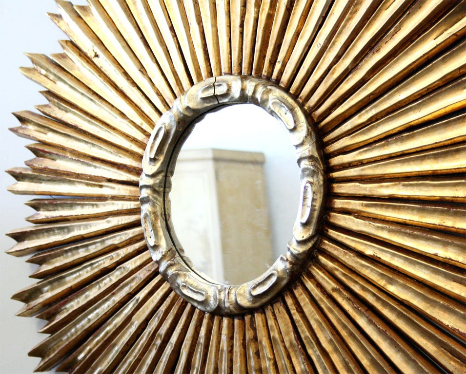French Sunburst Mirror 1