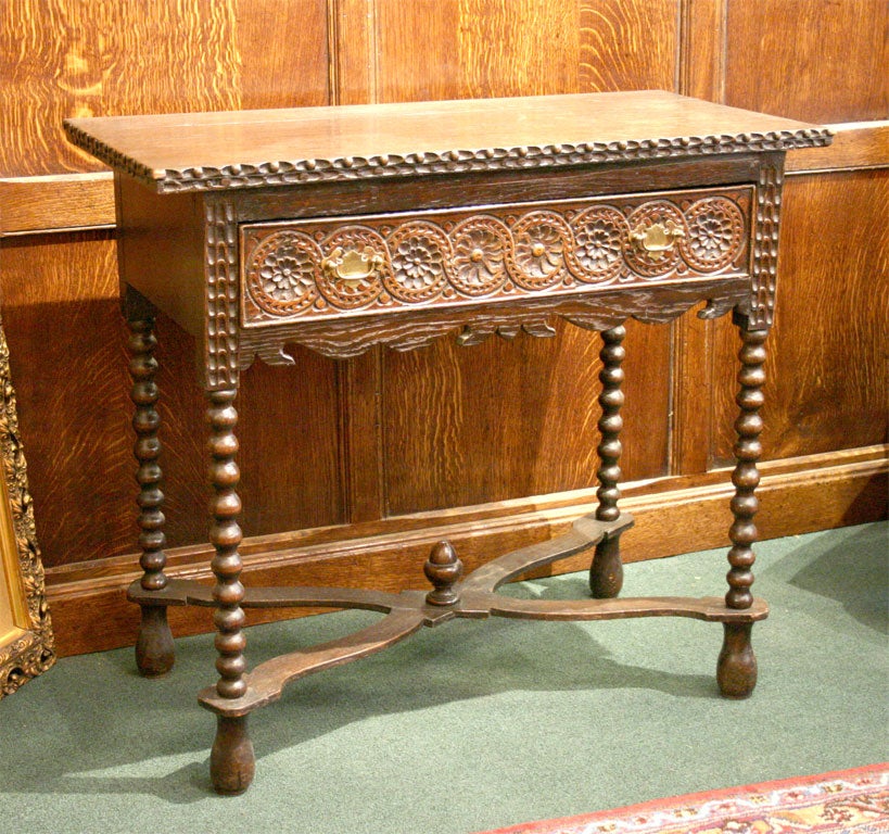 Petite Oak Serving Table