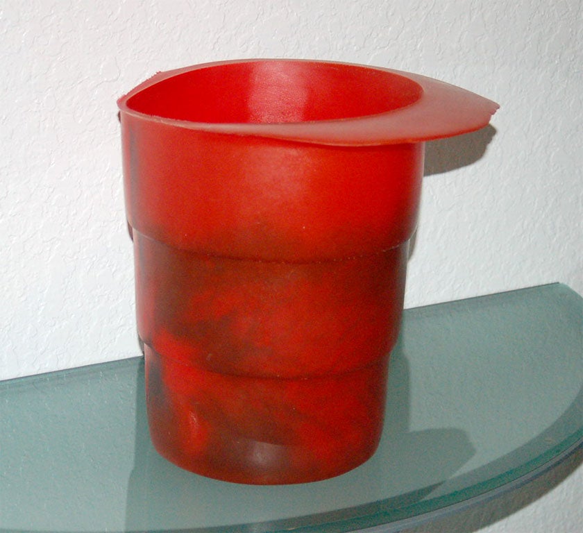 VINTAGE  WINE BUCKET/OBJECT BY GAETANO PESCHE FOR FISH DESIGN