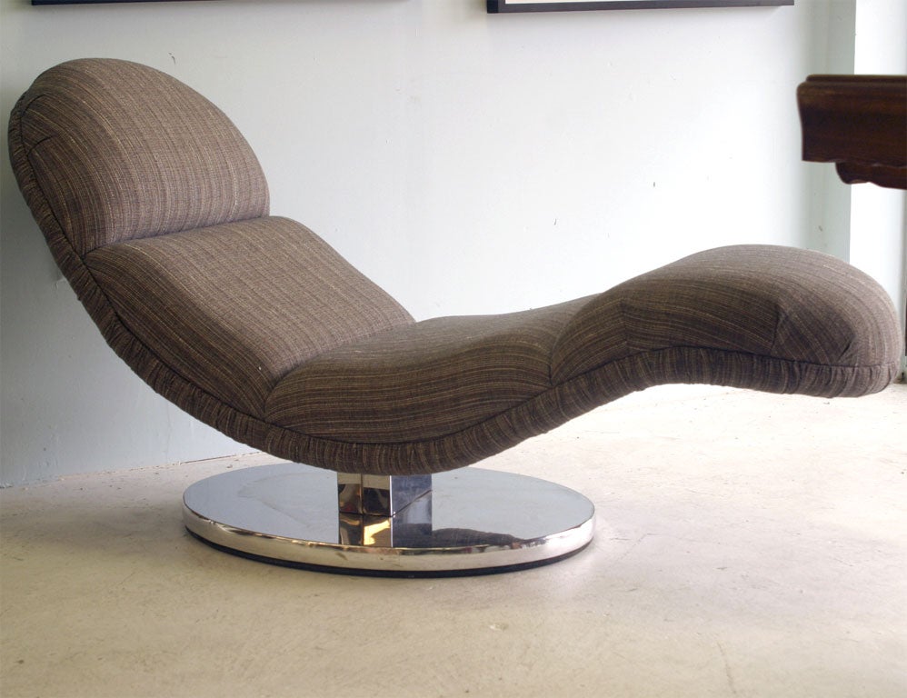 PAIR OF MILO BAUGHMAN CHAISE LOUNGE