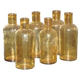 Antique Amber Colored Bottles