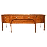 George III Sheraton Mahogany String Inlay Sideboard