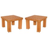 Pair of "Kyoto" End Tables by Gianfranco Frattini