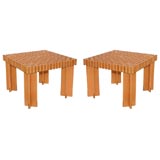 Pair of "Kyoto" End Tables by Gianfranco Frattini