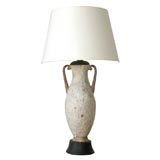 1950s Italian Ceramic Amphora Lamp