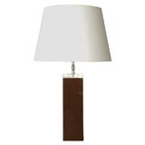 1970's Lucite Table Lamp