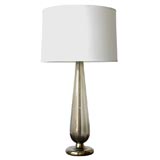 1960
s  Smoked Glass Lamp