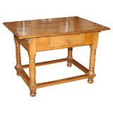Antique A Rare Traveling Pine 
Walnut Table