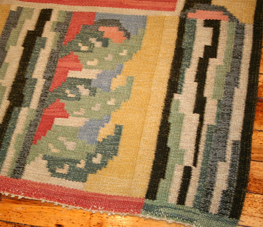 vintage Scandinavian carpet In Good Condition In New York, NY