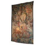 Antique Gothic Tapestry -Tournai Circa 1500