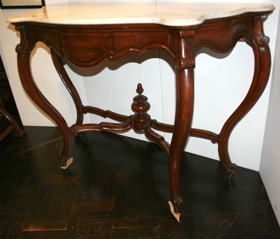 Louis XV Walnut Console