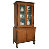 Painted Cabinet with Glass Fronted Doors