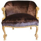 Napoleon III - style Gilded Chair