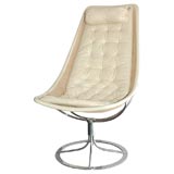 Bruno Mathsson Jetson  swivel chair, chrome and leather