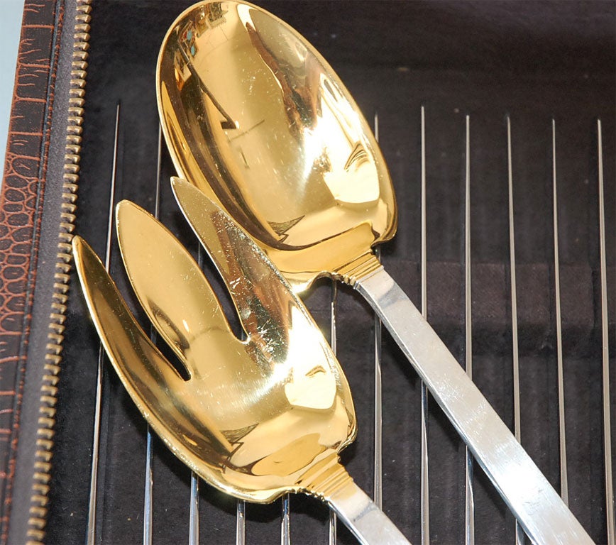 Tiffany & Co sterling silver flatware set. total 64 pcs.