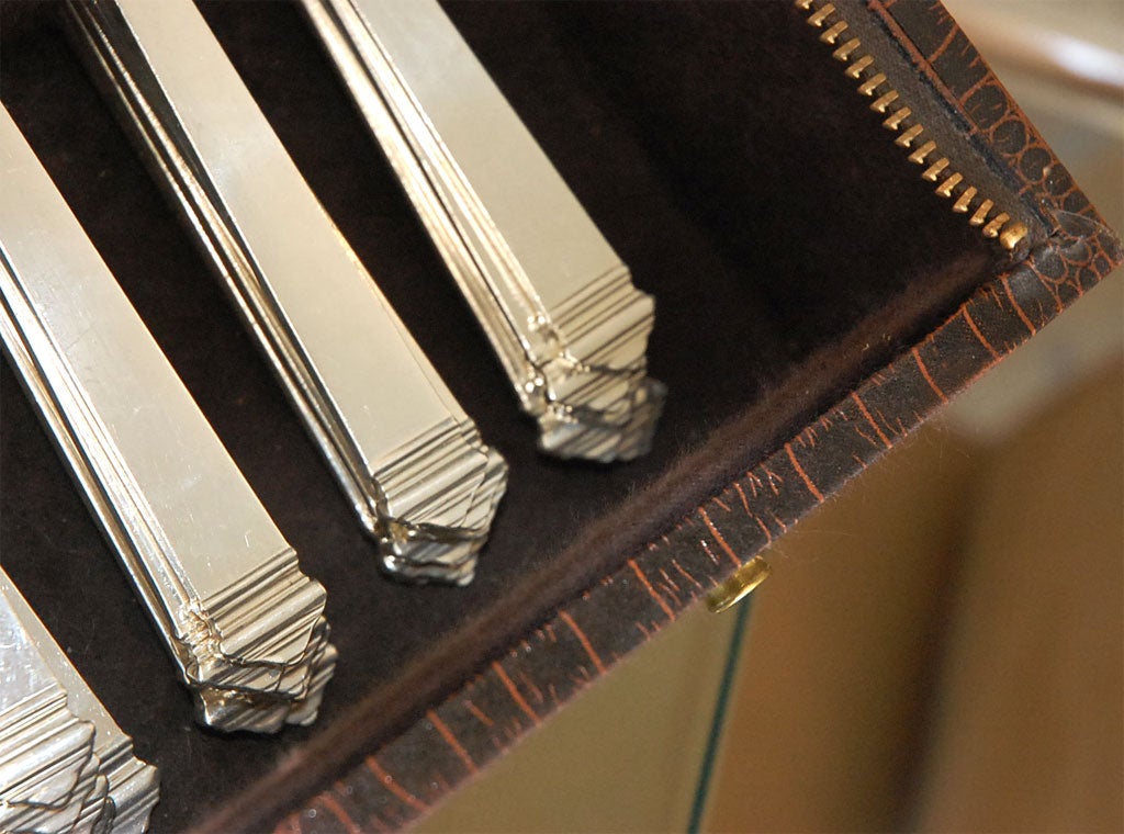 Sterling Silver Tiffany & Co sterling silver flatware set. total 64 pcs.