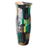 Venini glass vase for Fluvio Bianconi "Pezzato work"