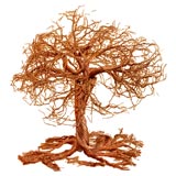 Copper Wire Tree Sculpture
