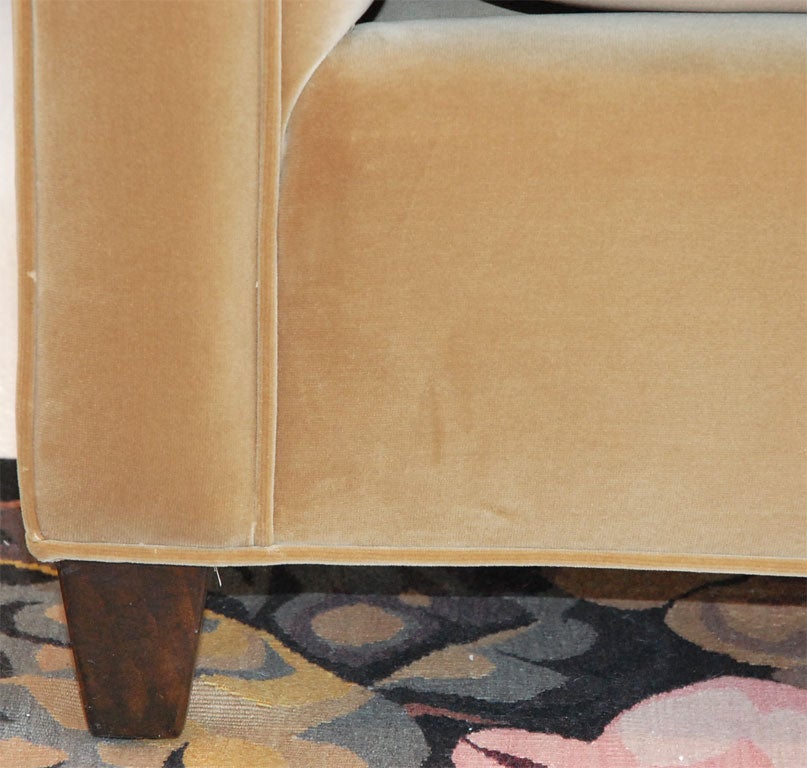 A Velvet Upholstered Sofa Designed by William Haines 1