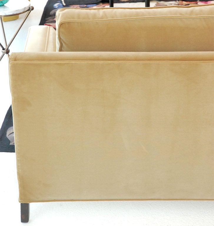 A Velvet Upholstered Sofa Designed by William Haines 4