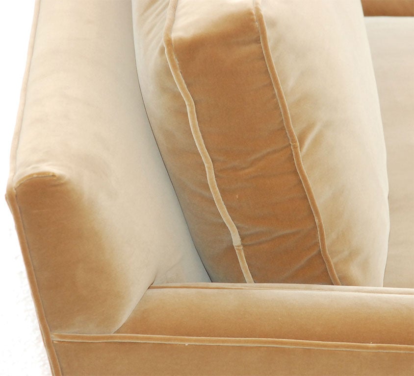 A Velvet Upholstered Sofa Designed by William Haines 5