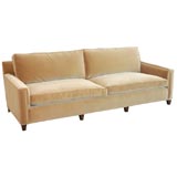 A Velvet Upholstered Sofa Designed by William Haines