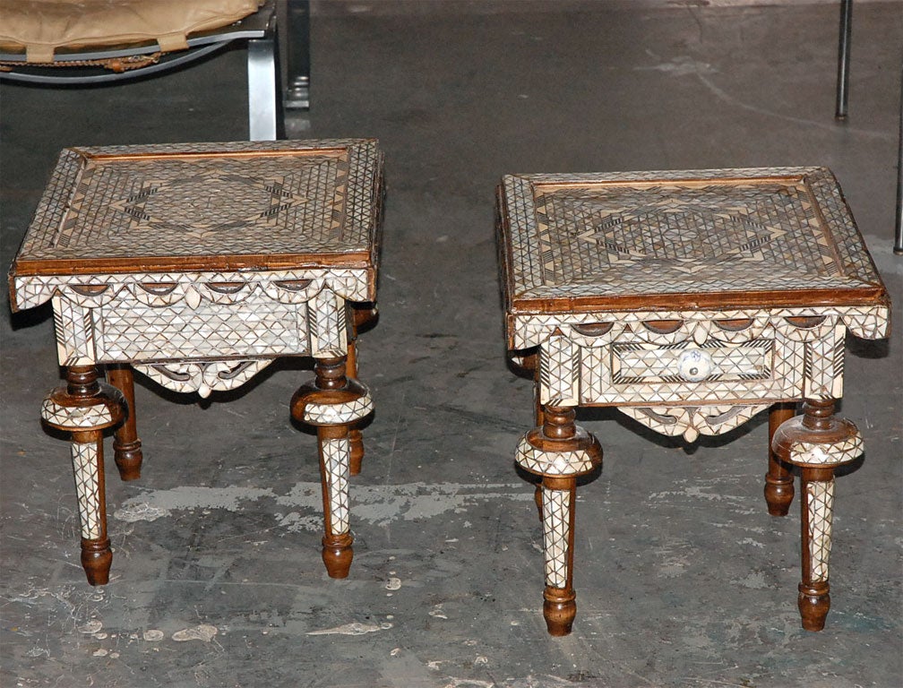 Pair of Levantine tables