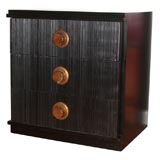 Vintage WONDERFUL CABINET WITH GILT PULLS BY JAMES MONT