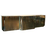 Large  Impressive 6 Door Mirrored Commode