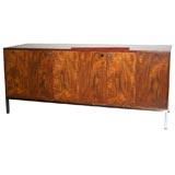 Cabinet in Exotic Pau Ferro with Steel Base by Pace Collection