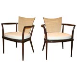 Pair of Elegant Lounge Chairs designed by Bert England