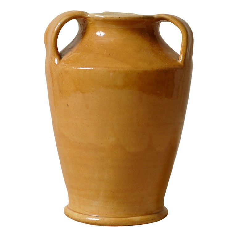 Ochre Cherokee, N.C. Pottery Vase - Part of a Pottery Collection