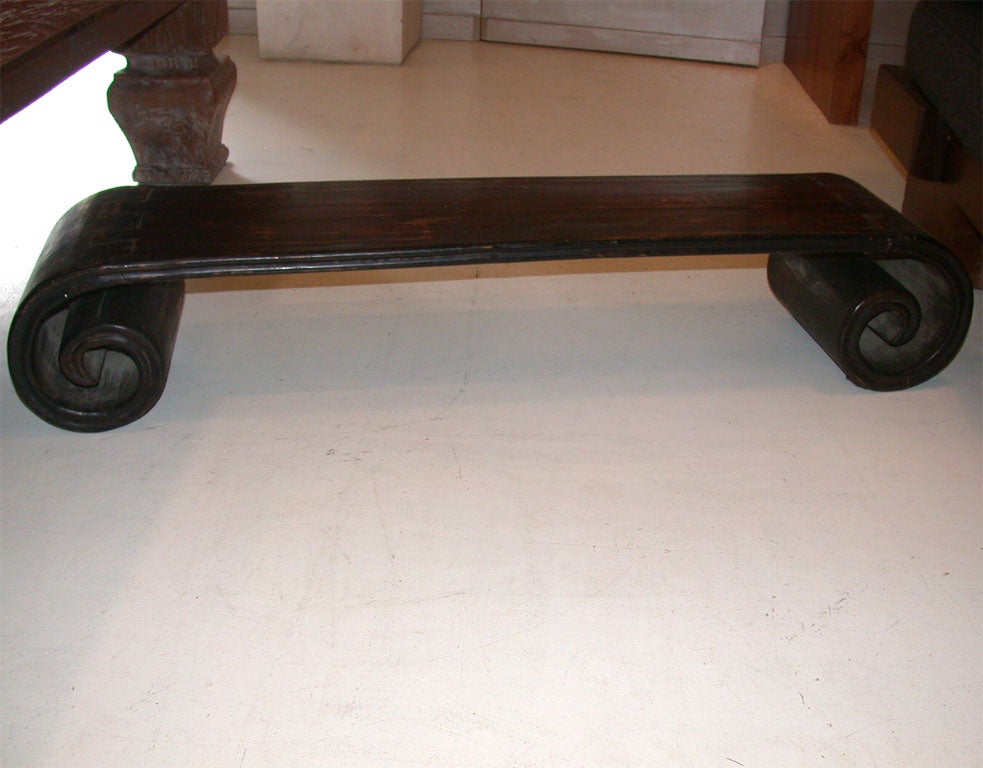 19th Century Chinese Scroll Table For Sale