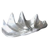 Vintage ALUMINUM SERVING DISH BY BRUCE FOX