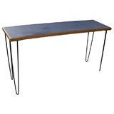 Modern iron console.