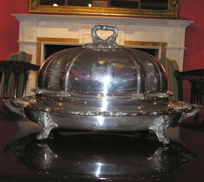 19th Century Domed Meat Tray