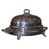 Antique 19th Century Domed Meat Tray