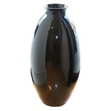 #3928 Large Black Glass Vase