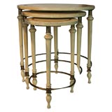 #3949 Group of Three Round Nesting Tables