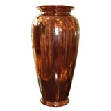 #3944 Tall 'Scheurich' Red Ceramic Vase