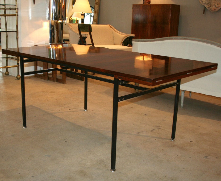1950'S ROSEWOOD DINING TABLE DESIGNED BY ALAIN RICHARD