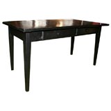 French Desk with Tin top and Two Drawers